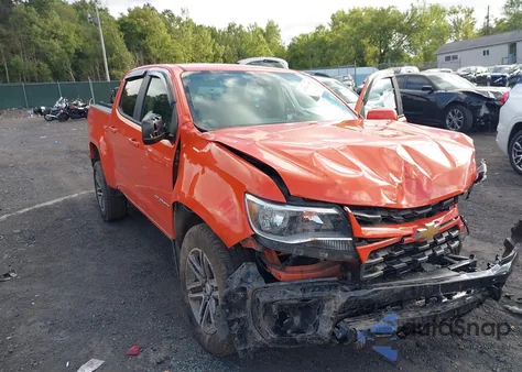 2021 Chevrolet Colorado 4Wd Short Box Wt from USA, damaged, VIN 1GCGTBEN7M1254309